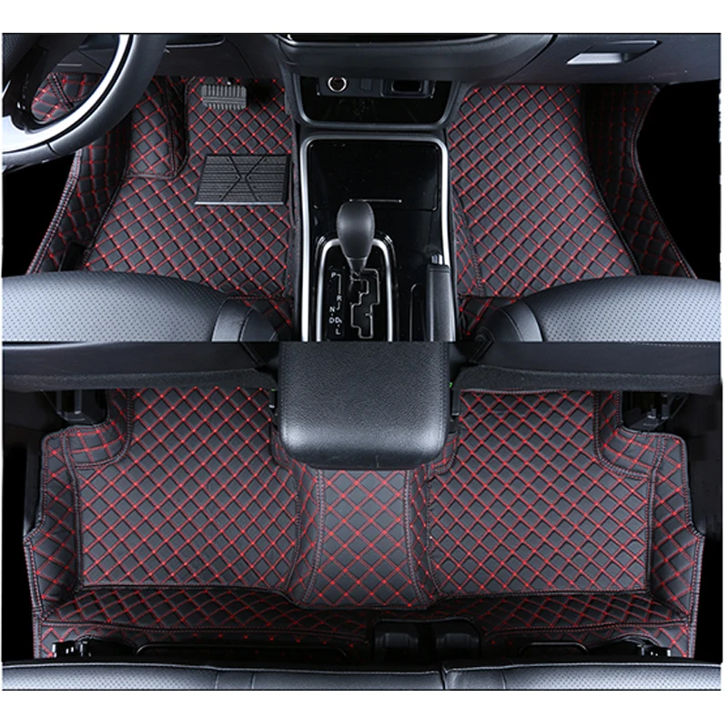 Lsrtw2017 кожаный коврик для салона автомобиля для mitsubishi outlander 3 2013 аксессуары для стайлинга
