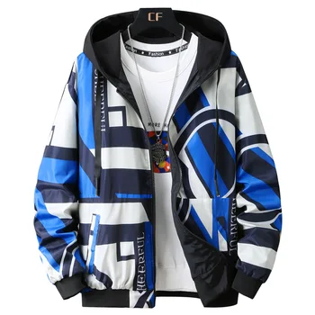 

Letter Printing Sports Hoodie Casual Coat Boys' Jacket Trend Large Size Handsome All-around Spring and Autumn Coat