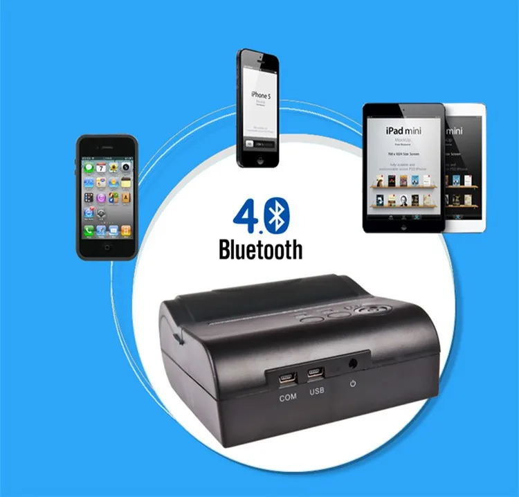 Портативная машина для печати билетов с поддержкой Bluetooth портативный мини