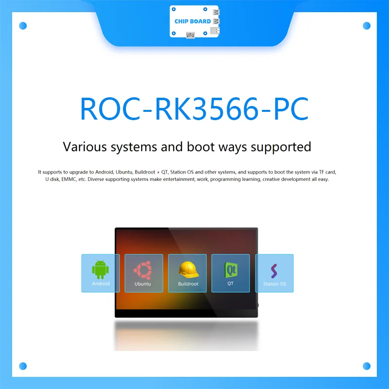 ROC-RK3566-PC  ھ ̴ ǻ, 64 Ʈ