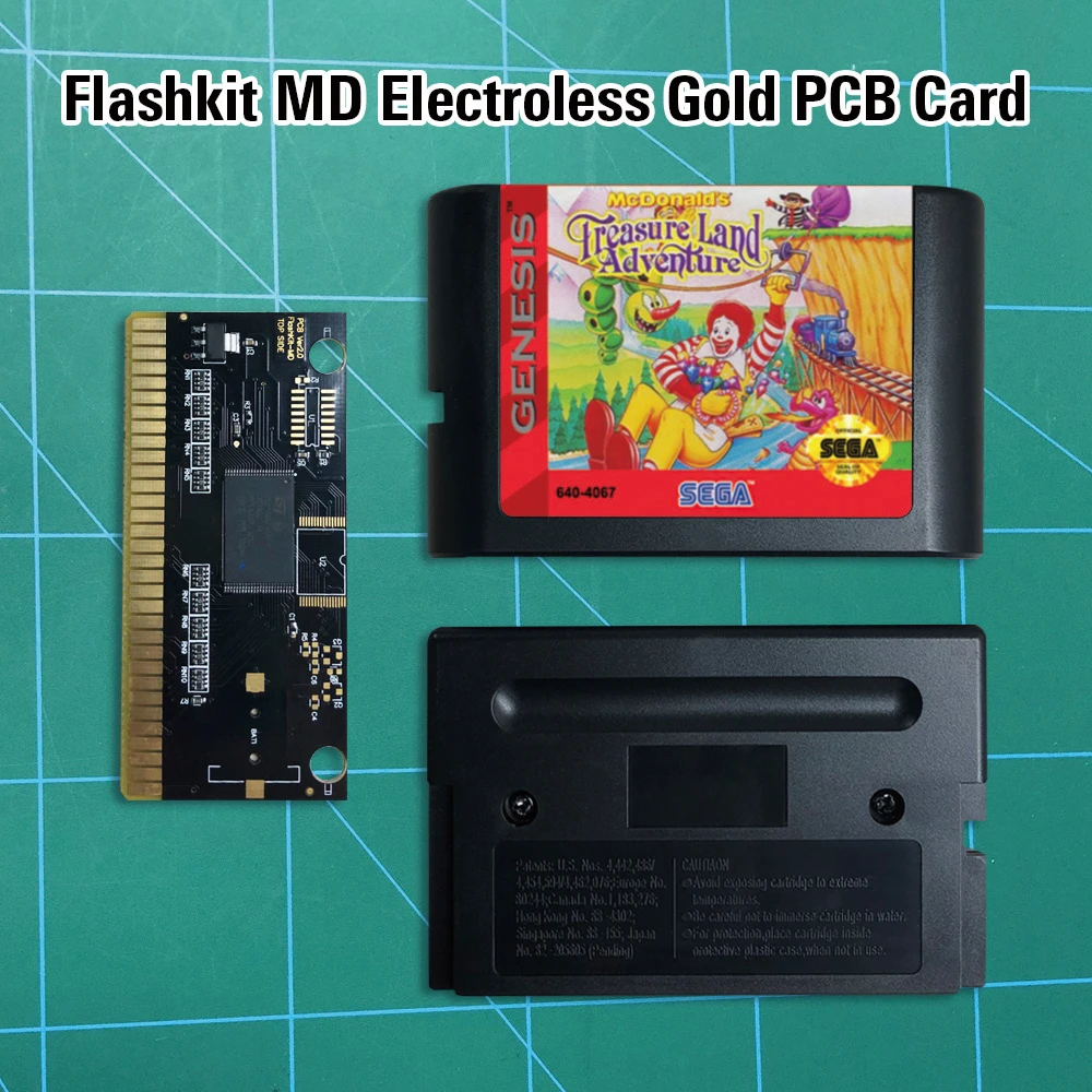 Mcdonald's Treasure Land Adventure Flashkit MD Electroless Gold PCB 16 bit  MD Games Cartridge For MegaDrive Genesis console|Replacement Parts &  Accessories| - AliExpress