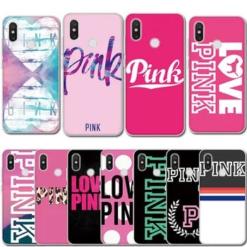 

Transparent PINK Silicone Phone Case For Xiaomi Redmi Note 8 Pro 5 6 7 8T 7A 8A Mi A3 A1 A2 8 9 Lite SE 9T F1 CC9 CC9e TPU Cover