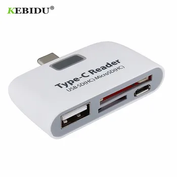 

KEBIDU Multifunction Memory Card Adapter USB 3.1 Type C USB-C TF SD OTG Card Reader For Mac-book Phone Tablet Cards Readers