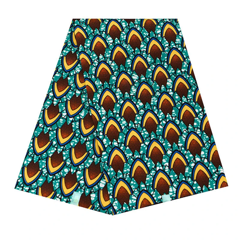 Африка Анкара набивная ткань настоящий голландский воск poyester Африканский tissu швейный материал для праздничного платья 6 ярдов модный пэчворк