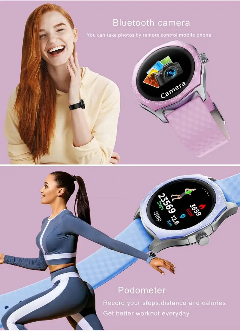 Mr NEW V18, цветной экран, Smartwatchs, сенсорный экран, фитнес, кровяное давление, спортивный, водонепроницаемый, умный, для женщин, пульсометр, классный, смарт-браслет