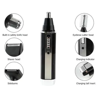 

4 in 1 Electric Ear Nose Trimmer Rechargeable Electric Shaver Beard Trimmer Eyebrow Razor Shaving Machine Hair Remover Kit