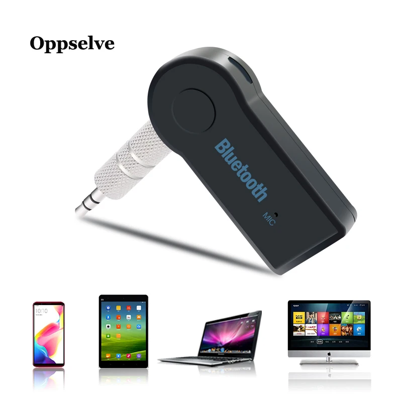 

Stereo Audio AUX Bluetooth Receiver Adapter Wireless Transmitter 3.5mm Jack for MP3 Speaker Headphone Car Hands Free Calls Music