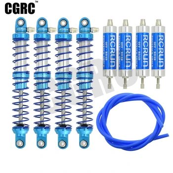 

4pcs RC Car Metal Negative Pressure Hydraulic Shock Absorber For 1/10 RC Crawler Car Traxxas TRX4 TRX6 SCX10 D90 DIY Part