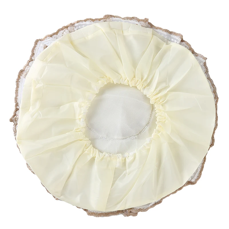 Home Electric Fan Guard Circle Dust Covers Household Protection Cover Round Embroidered Fabric Dustproof Fan Cover
