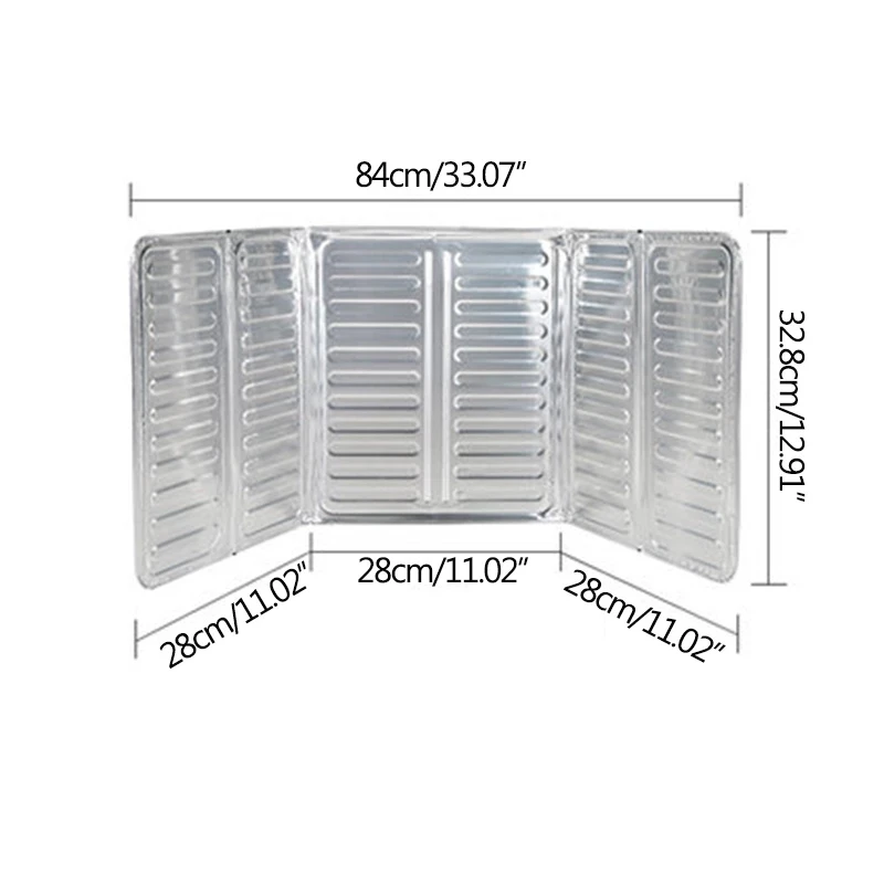 Складная алюминиевая заслонка для плиты|Экраны от брызг| |