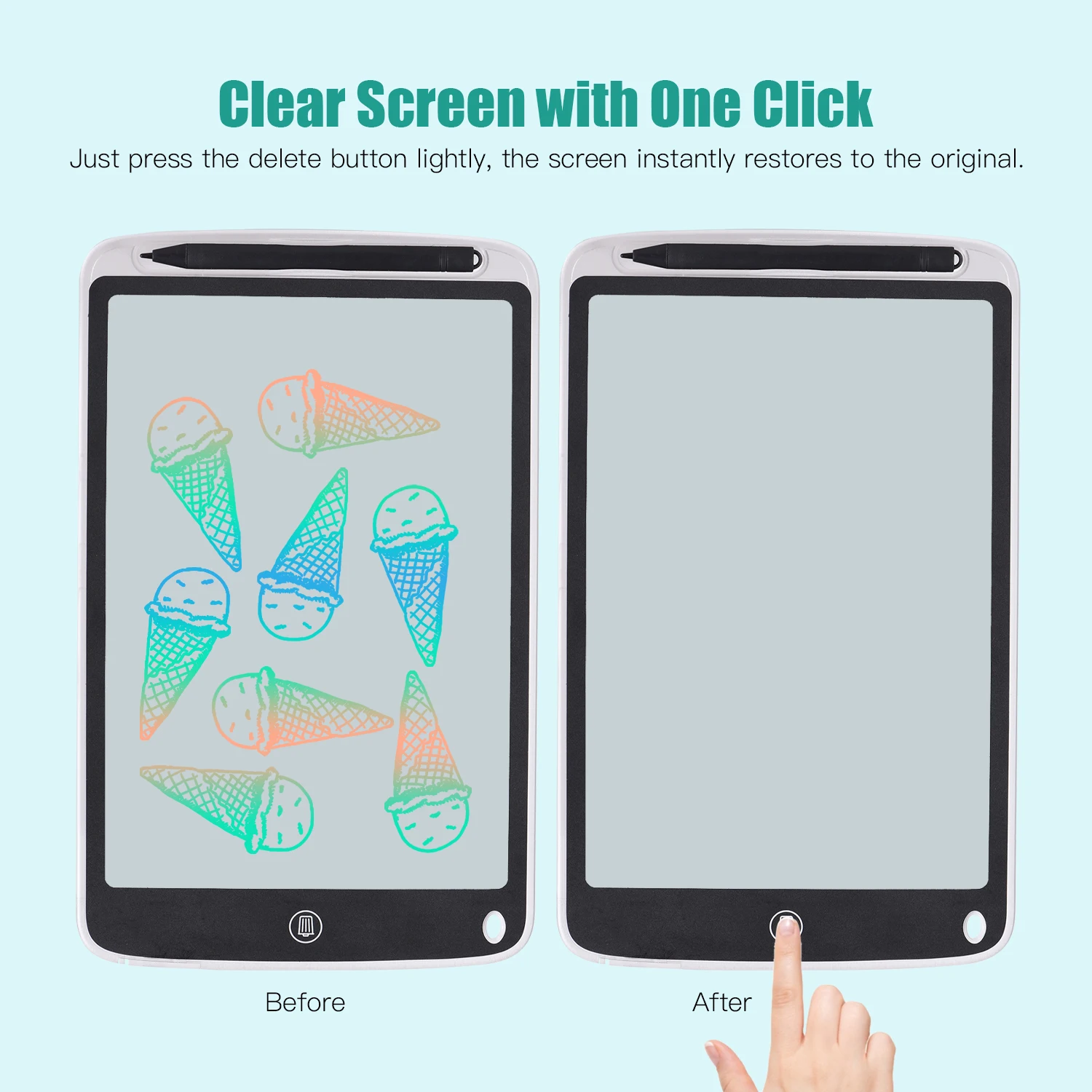 10 дюймов ЖК дисплей планшет для письма Прозрачный доска рисования почерк