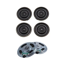 4 шт 0,5 Вт 8 Ом 28 мм диаметр Мини Металл внутри магнит музыкальный плеер динамик и 2 шт 40 мм