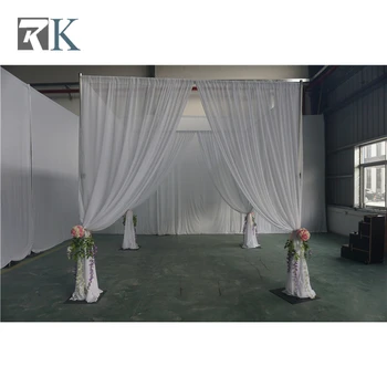 

Adjustable pipe stage backdrop curtain drape curtain stand barrier wedding canopy