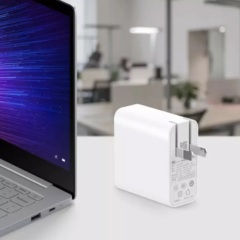 xiaomi 65 Вт USB-C адаптер питания маршрутизация домашняя Быстрая зарядка зарядное устройство для мобильного компьютера портативный интерфейс type-c