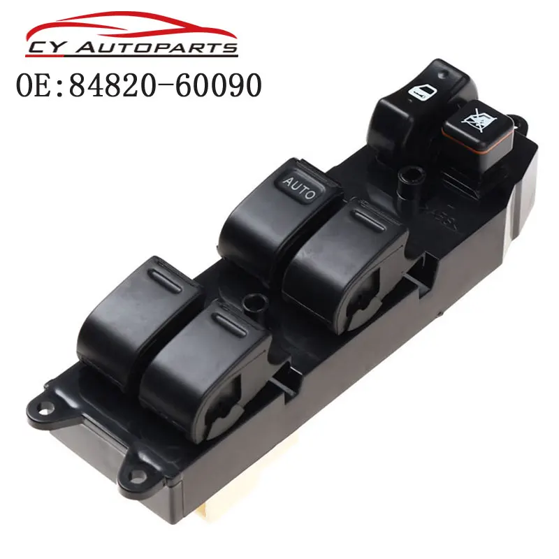 

YAOPEI Power Window Master Control Switch 84820-60090 8482060090 For Toyota Echo Yaris Camry Picnic 4Runner Hilux TUV