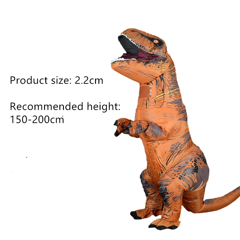 18 Children's inflatable dinosaur clothes mount toy dragon costume pants dress up adult Kid toys Christmas holiday - Цвет: 18