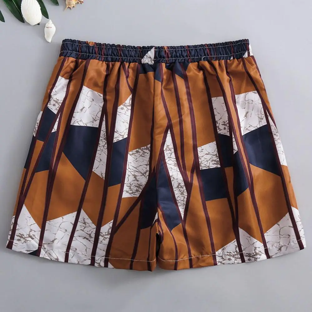 Мужская полосатая сетчатая юбка с квадратным принтом быстросохнущая повседневная пляжные шорты для серфинга мужские плавки короткие для серфинга homme strand broek T