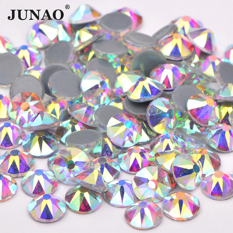 Стразы JUNAO SS16 20 30 стразы горячей фиксации 16 граней | Дом и сад