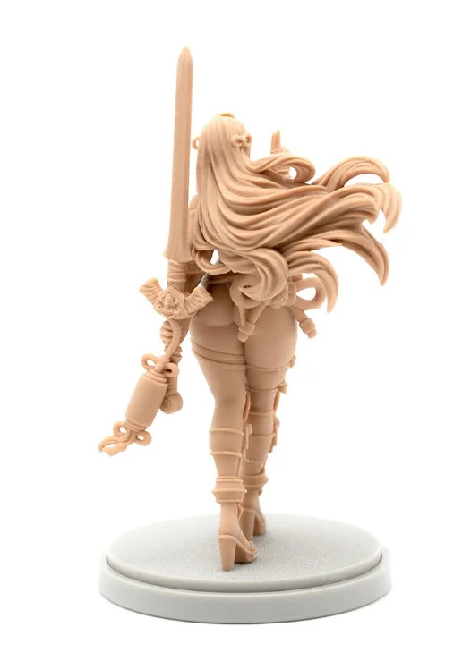 30mm KD Resin Figures Model kits  Beauty Soldier Goddess Series  Unassambled Unpainted C510 4