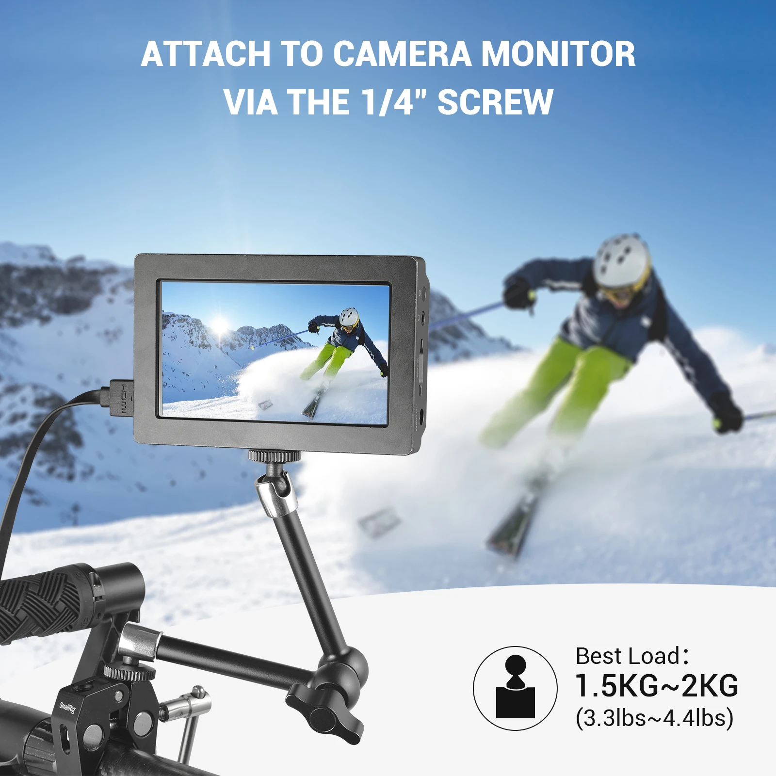 Dslr Lcd Monitor Led Light Camera 