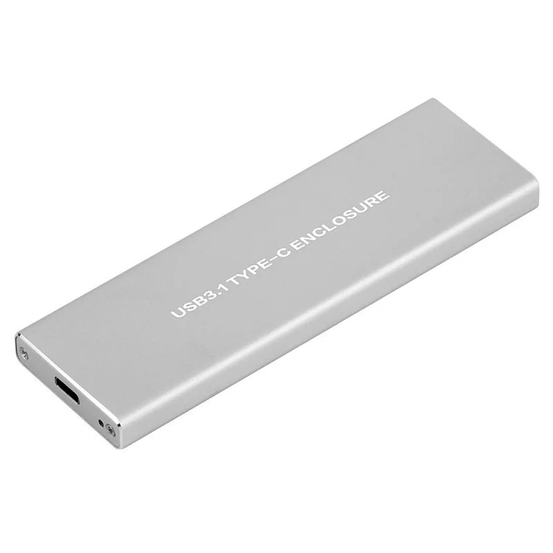 Золотой Корпус жесткого диска NVMe PCIE USB3.1 M.2 к usb type C 3,1 - Цвет: Золотой