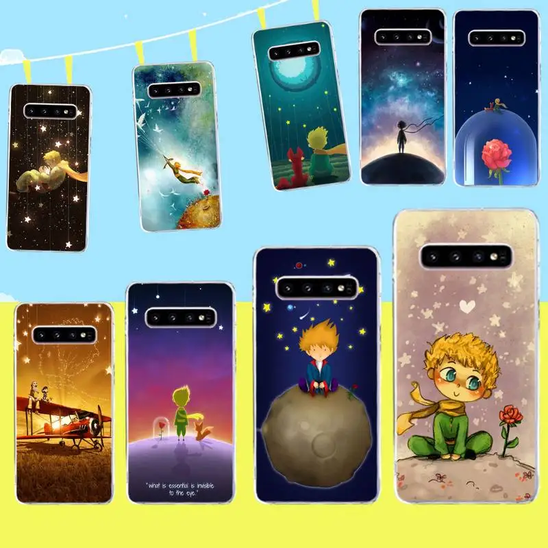Прозрачный чехол YJZFDYRM для телефона Little Prince Samsung S9 plus S5 S6 S7 edge S8 S10 | Мобильные