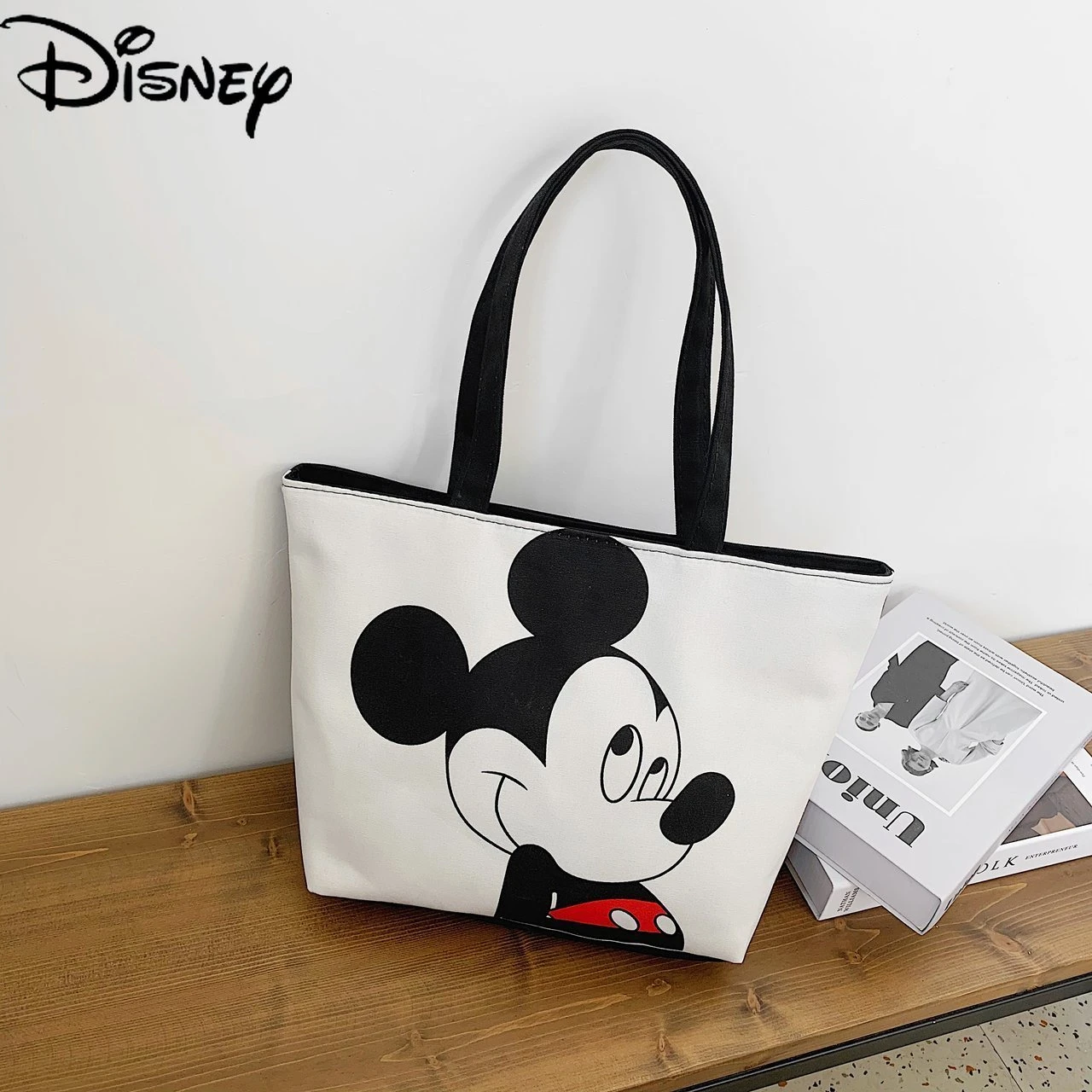 ディズニー 女性用ジッパー式キャンバスハンドバッグ 大容量ミッキーデザインのショッピングバッグ ミッキーとミニーの漫画のデザイン 21 Wall Stickers Aliexpress ディズニー 女性用ジッパー式キャンバスハンドバッグ 大容量ミッキーデザインのショッピングバッグ ミッキーとミニーの漫画のデザイン 21 Wall Stickers Aliexpress