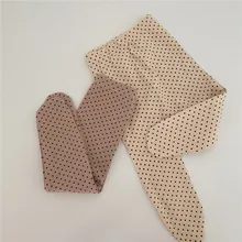 Весенне-осенние Хлопковые Штаны в горошек для малышей от 0 до 2 лет Мягкие Универсальные колготки, леггинсы для маленьких девочек