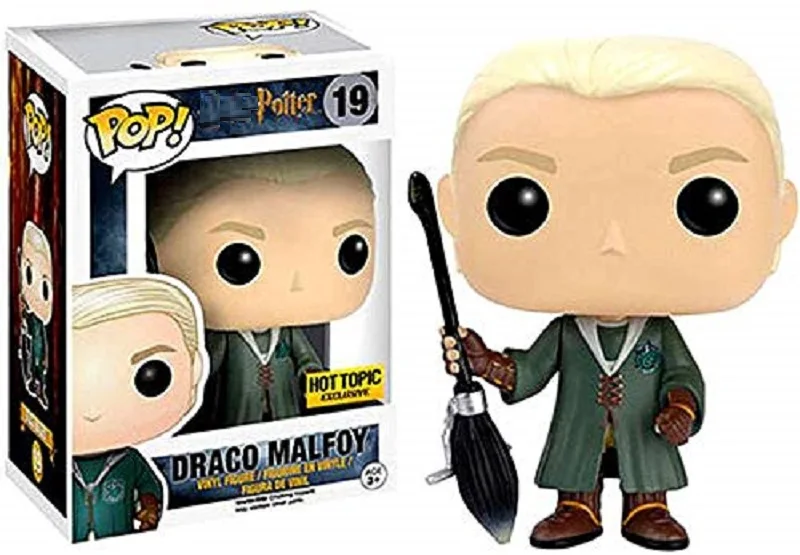 Funko POP Movie HP7 фигурка игрушки Луна Добби Рон Уизли Харри Поттер Северус Снейп проф Квиррелл Коллекционная Подарочная игрушка - Цвет: with box 19