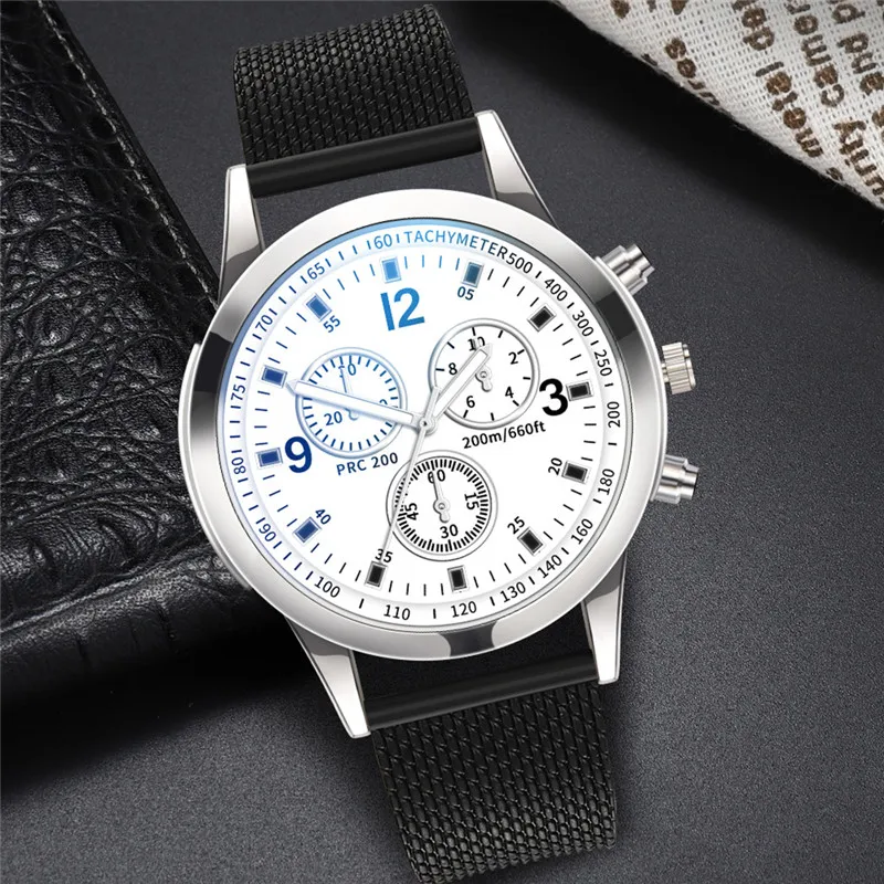 Классические роскошные кварцевые мужские часы деловые мужские часы изящные, нержавеющая сталь циферблат браслет наручные часы Relogio Masculino A2