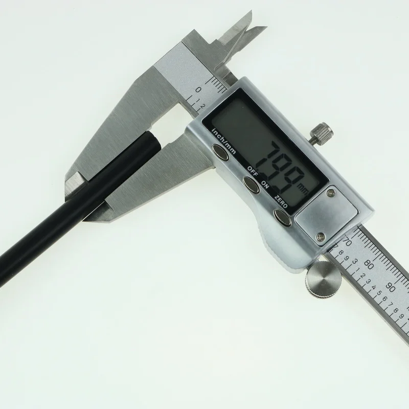 5M 8mm OD 1.5mm ID Conductive Silicone Rubber Tube TENS / ESTIM / E-STIM Machine