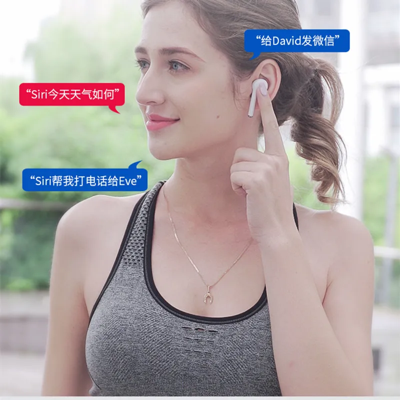 Новые Bluetooth наушники TW50 TWS наушники беспроводные наушники стерео гарнитура с микрофоном зарядная коробка для телефонов Android iPhone