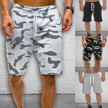 Мужские шорты для бега с модным принтом, шорты для спортзала с эластичной резинкой на талии, летние женские шорты для бега Ropa Deportiva Hombre