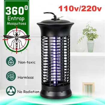 

110v/220v 6W Electic Mosquito Killer Lamp Photocatalyst Mosquito Dispeller Insect Fly Bug Zapper Trap Pest Light