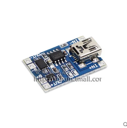 5 шт. Micro USB 5 в 1A 18650 TP4056 модуль зарядного устройства литиевой батареи зарядная плата с защитой двойные функции 1A li-ion - Цвет: Темно-серый