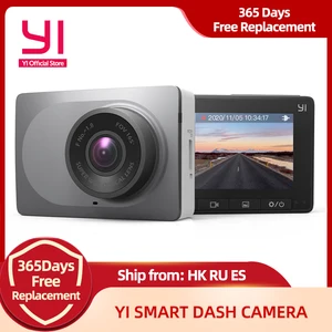 Видеорегистратор YI Smart Dash Camera HD | Беспроводное подключение Wi-Fi Угол обзора 165 градусов Запись видео - изображение