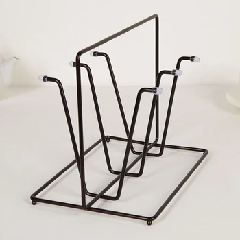

Mug dryer, 24 × 16 × 19 cm, 6 hooks, brown