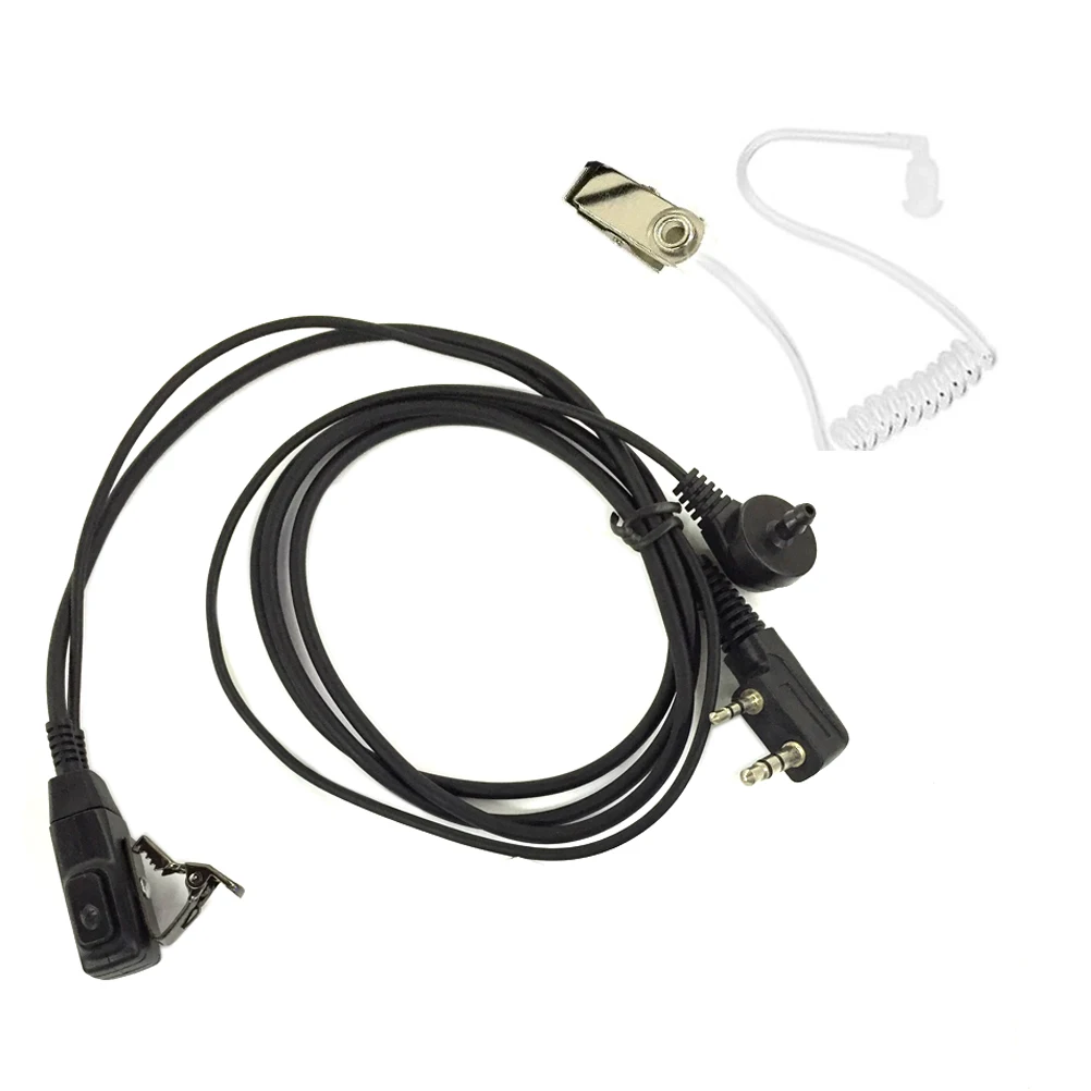 2-Pin Noise Reduction Concealment Air Dcut Earpiece for KENWOODE QUANSHENG PUXING WOUXUN HYT TYT BAOFENG UV5R 888S | Мобильные