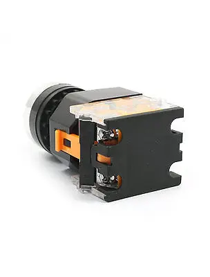 660V 10A DPST Мгновенный Переключатель с Красной круглой головкой клавиша аварийной остановки
