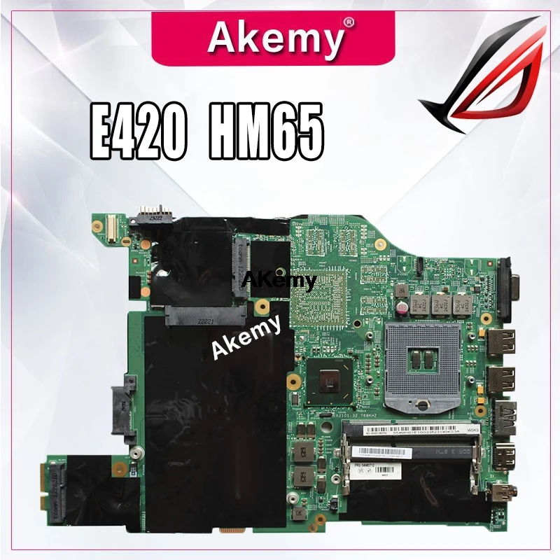 E420 материнская плата для For Lenovo ноутбука DDR3 HM65 PGA 988B бесплатная
