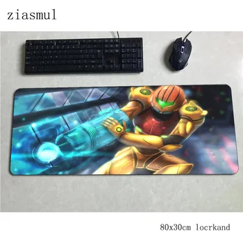 

metroid padmouse 80x30cm gaming mousepad game Mass pattern large mouse pad gamer computer desk cute mat notbook mousemat pc