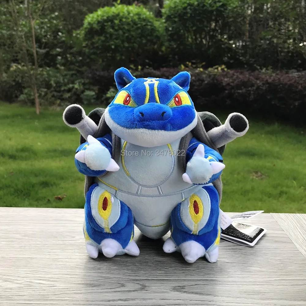 Аниме Мега бластоза Kyogre предохранитель плюшевая Милая коллекция мягкая игрушка