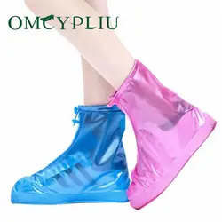 Обувь покрытие ПВХ 2019 уличные Нескользящие водонепроницаемые чехлы для обуви портативные непромокаемые сапоги женские непромокаемые