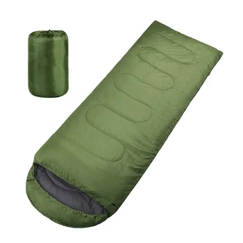 

Green Envelope Sleeping Bag Camping Travel Hiking Multifuntion Ultra-light Quick Folding Sleepign Bag Outdoor