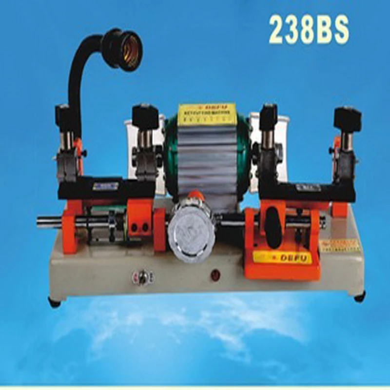 

1PC 110/220V Model 238BS Key Cutting Machine Desktop Key Abloy Machine Double Head Key Copy Machine