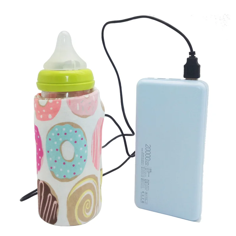 Usb Baby Milk Bottle Heater Water Warmer Travel Stroller Insulated Bag