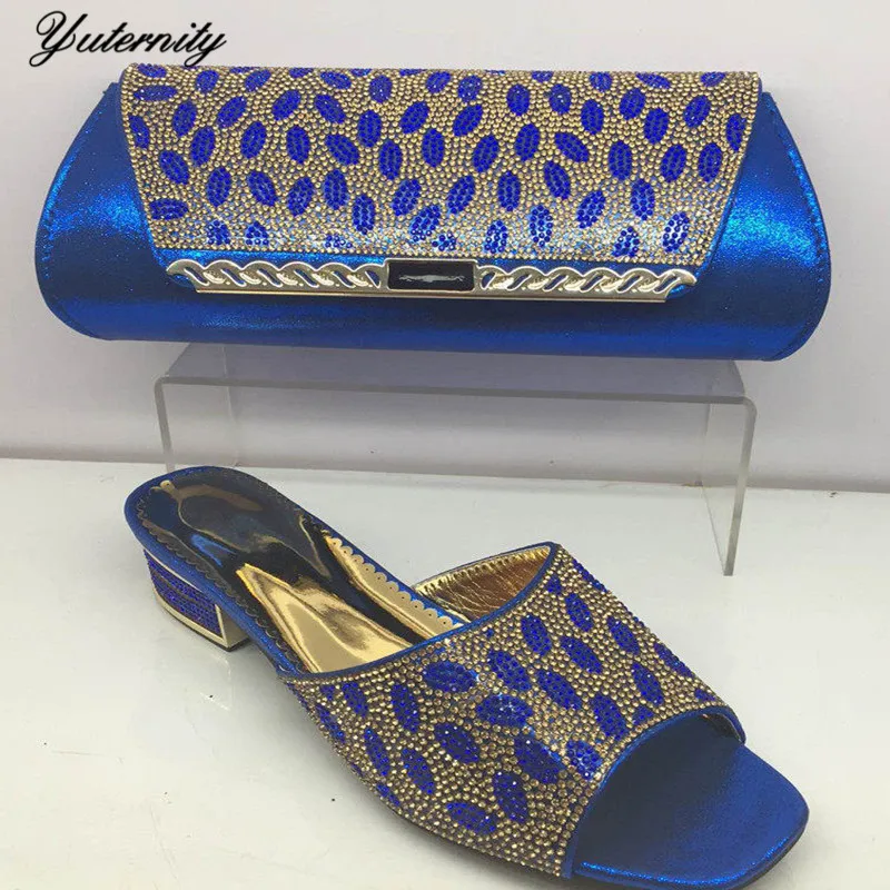 Новый итальянский комплект из женской обуви и сумки Женский женские Вечерние