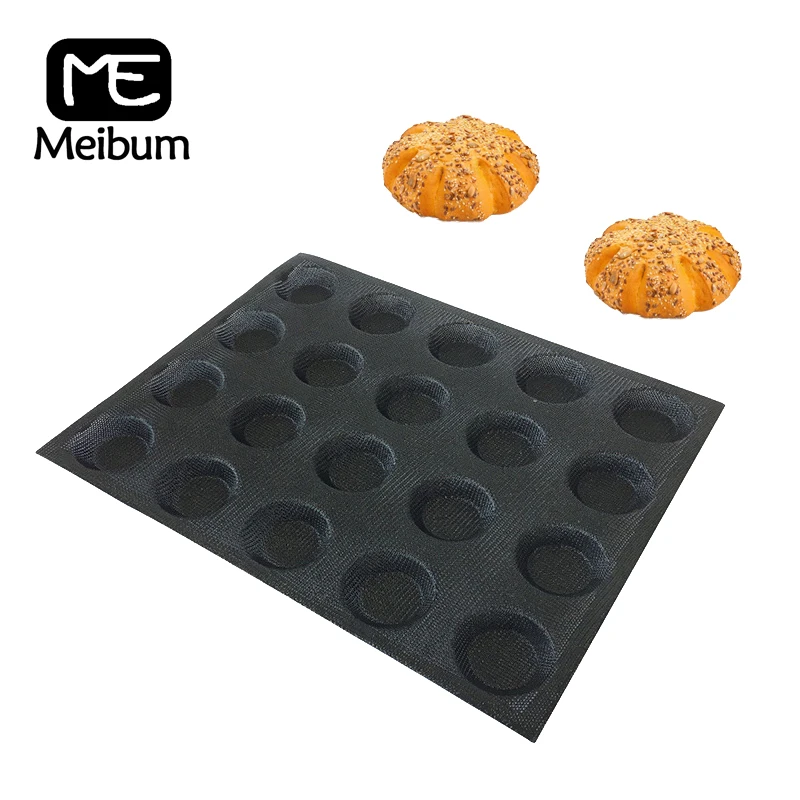 Круглый лоток для хлеба Meibum 20 форма печенья с рифленой булочкой антипригарная