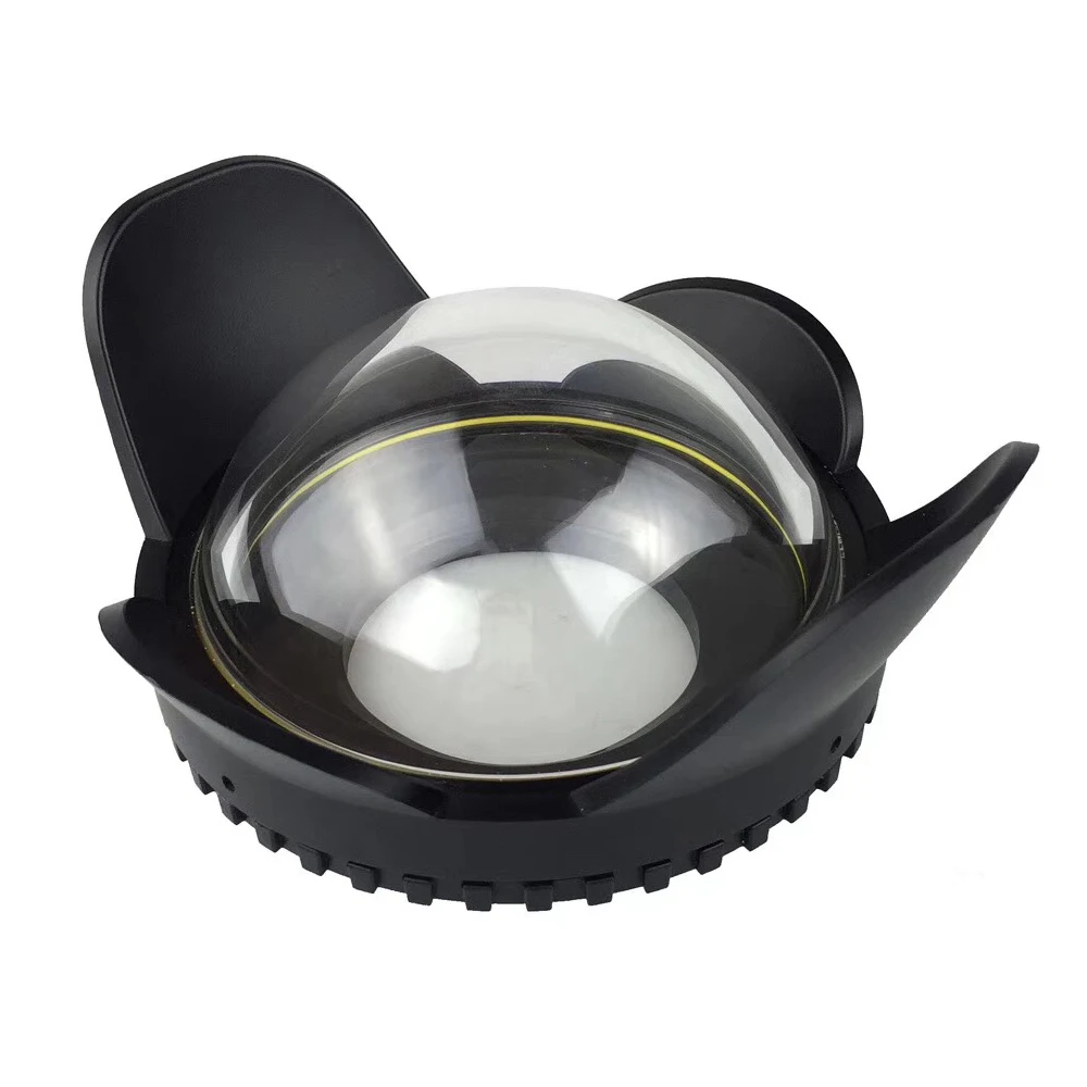 67 мм рыбий глаз широкоугольный объектив купольный порт крышка тени оптический