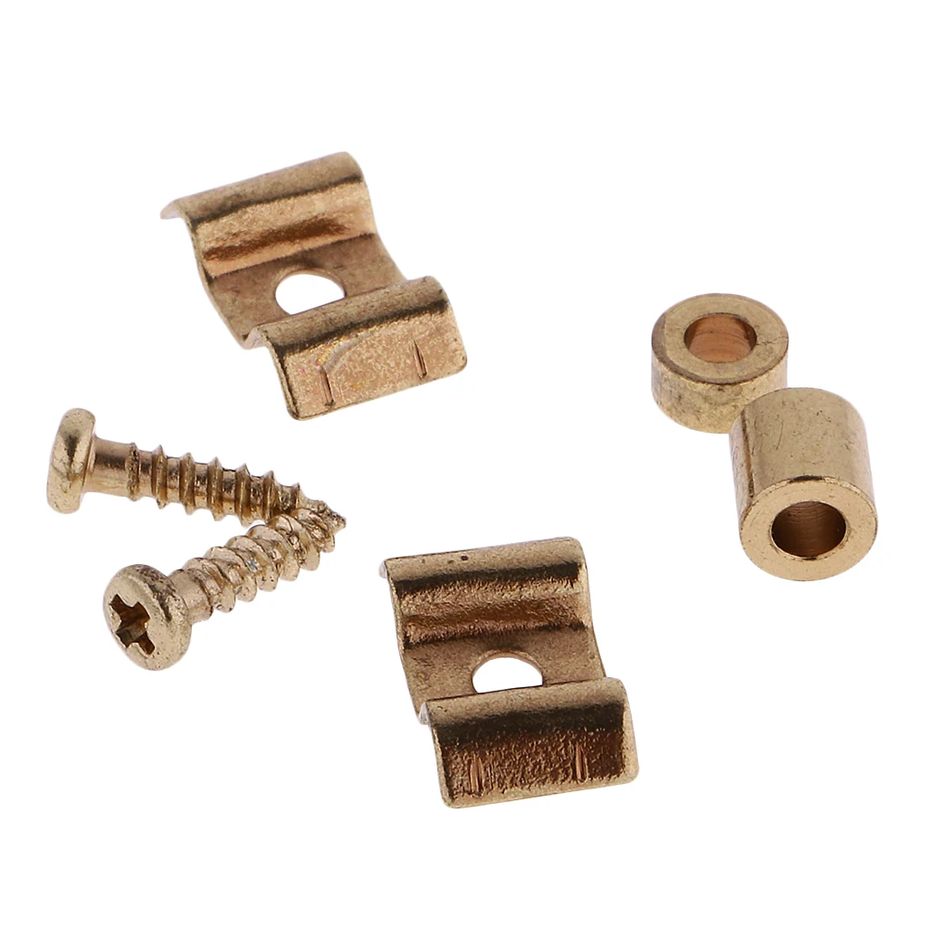 Set of 2 Metal Guitar String Tree Retainers for Stratocaster Squier Electric Guitar
